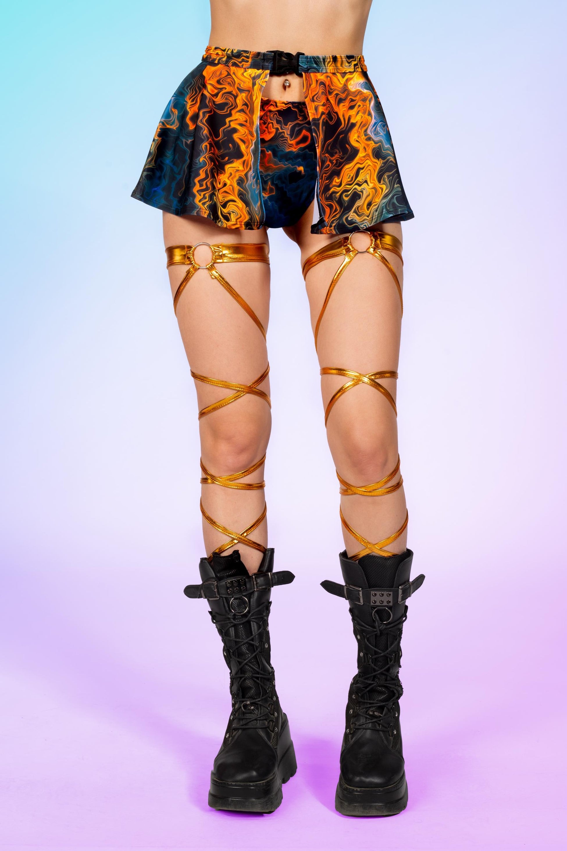 Explosion Micro Buckle Skirt 1