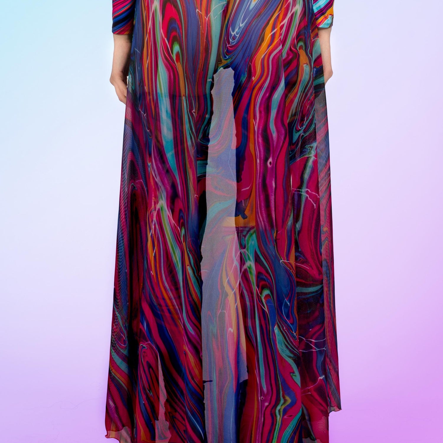 Vivid Vortex Halter Bodysuit Set 6
