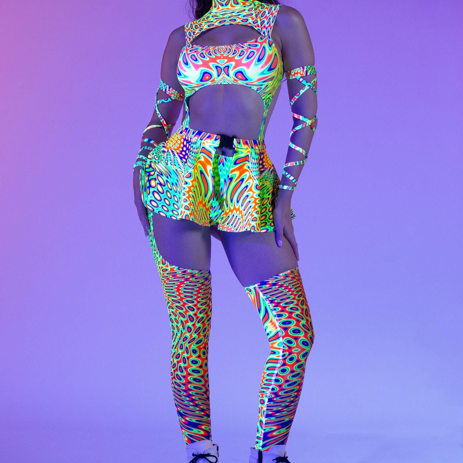 Zuzu Space Chaps Leotard Wraps Set