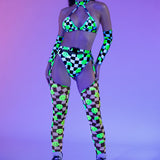 Chess Smiles Duster Bikini
