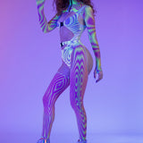 Echo Wave Buckle Bodysuit