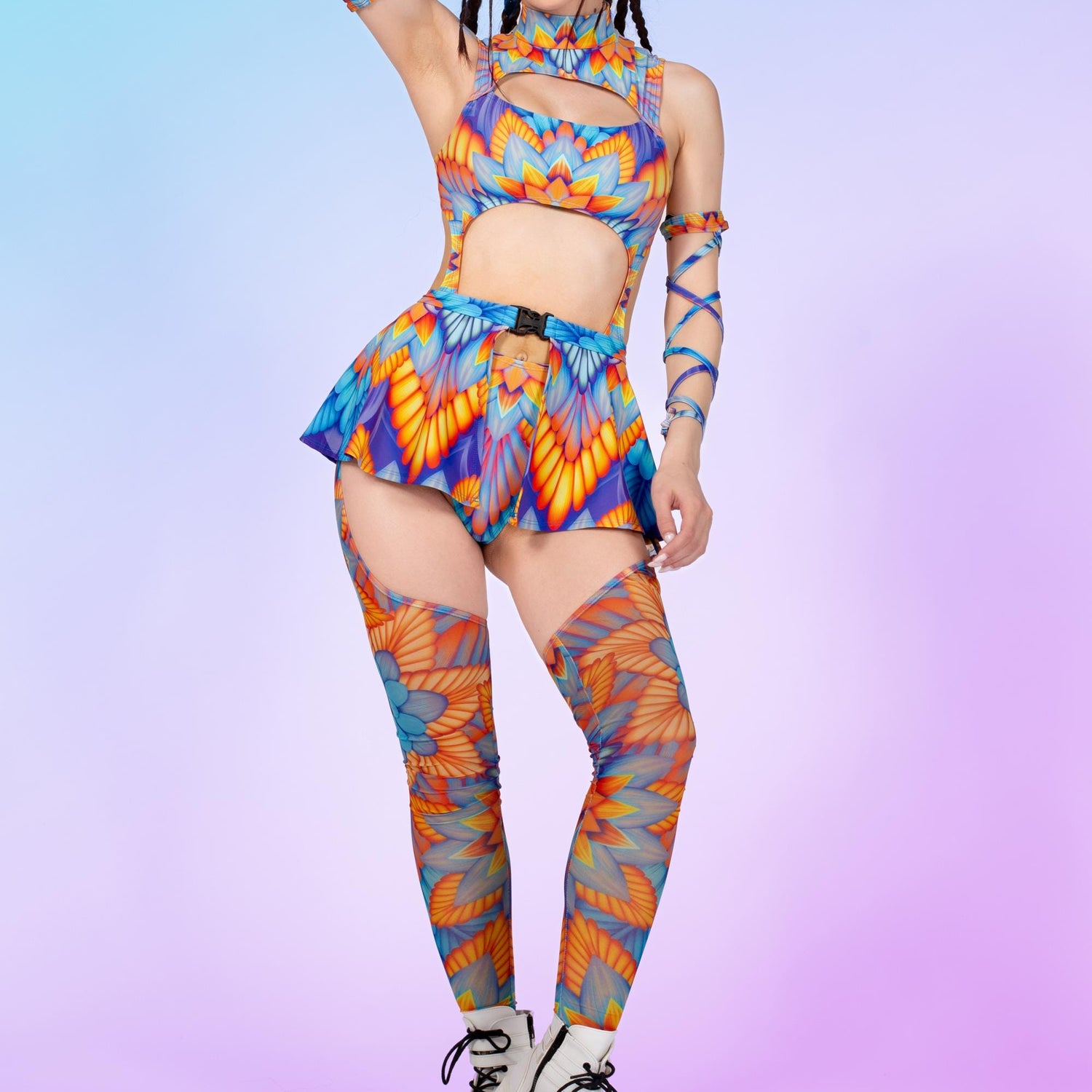 Lotus Chaps Leotard Festival