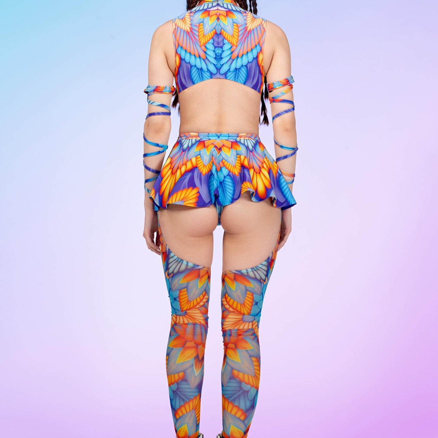 Lotus Chaps Leotard Lycra, Mesh