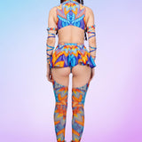 Lotus Chaps Leotard Wraps Set
