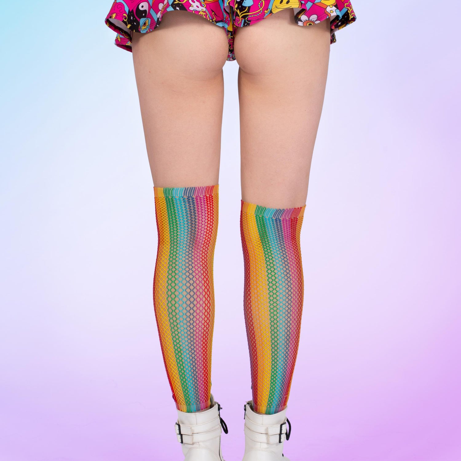 Say Cheese Micro Buckle Skirt Pink, Yellow