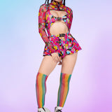 Say Cheese Micro Buckle Skirt Set