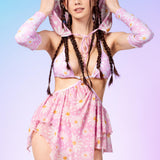 Pink Daisy Pixie Dress