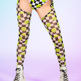 Chess Smiles Ring Choker Top