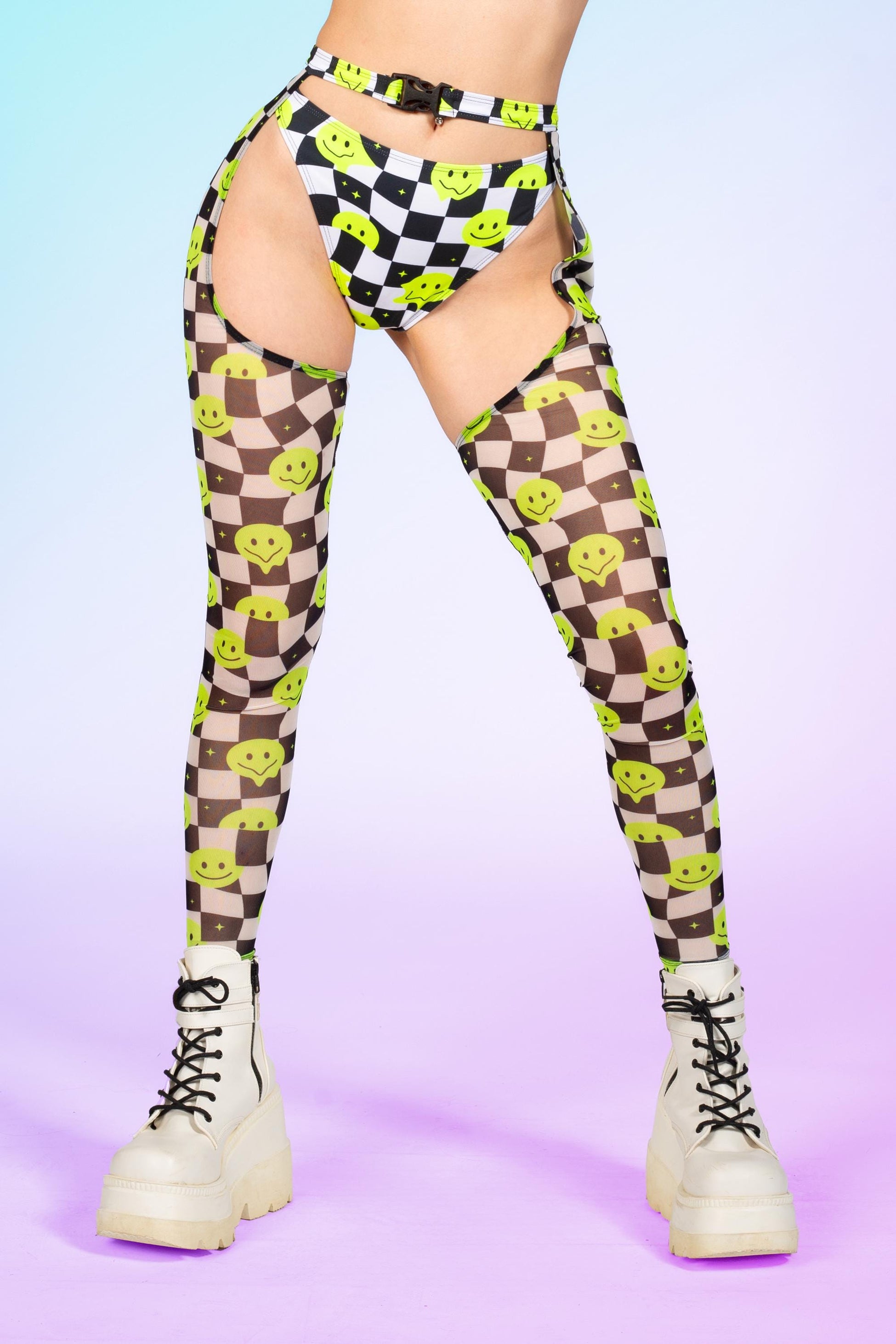 Chess Smiles Duster Bikini 1