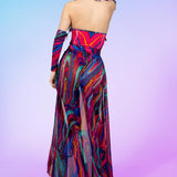 Vivid Vortex Halter Bodysuit