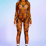 Warrior Paint Mesh Costume