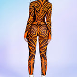 Warrior Paint Mesh Costume
