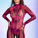 C Thru U Mesh Costume