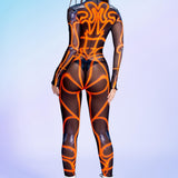 Ram Through Mesh Costume