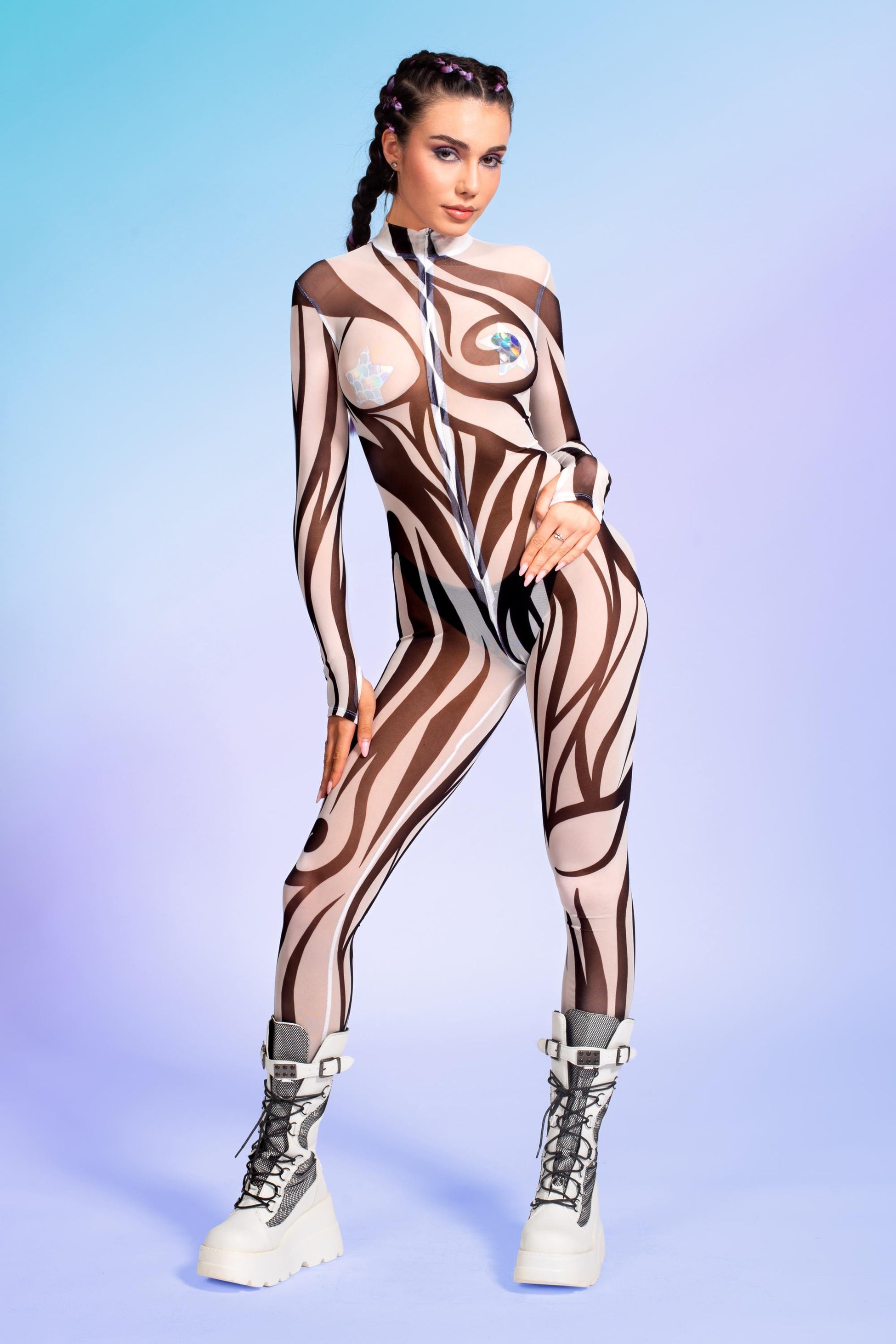 Fill In The Blanks Mesh Costume 2