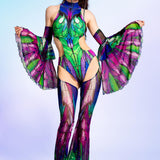 Lucky Charm Backless Chaps Bodysuit