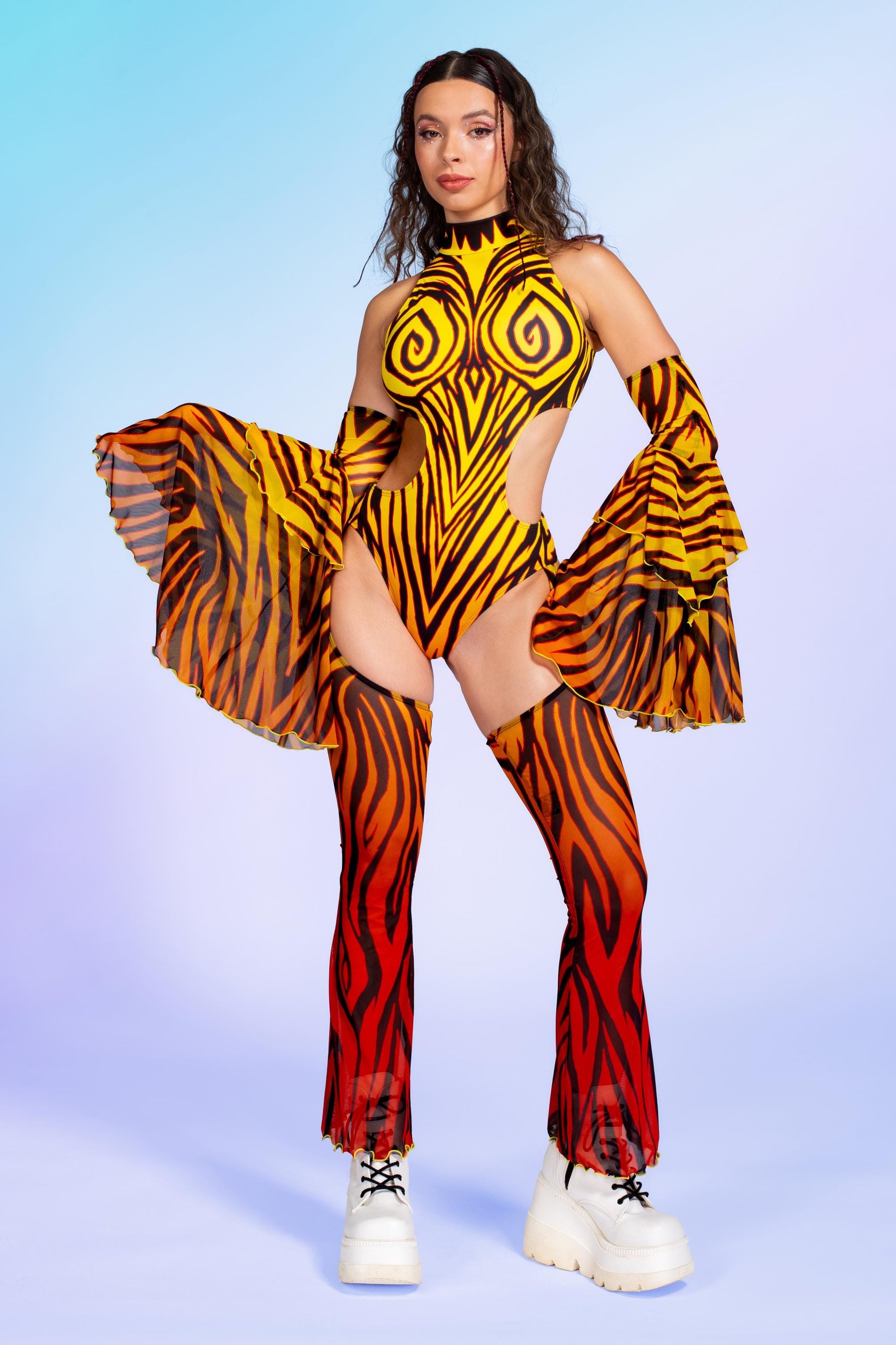 Soulfire Backless Chaps Bodysuit 2