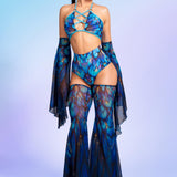 Feathered X Ring Top