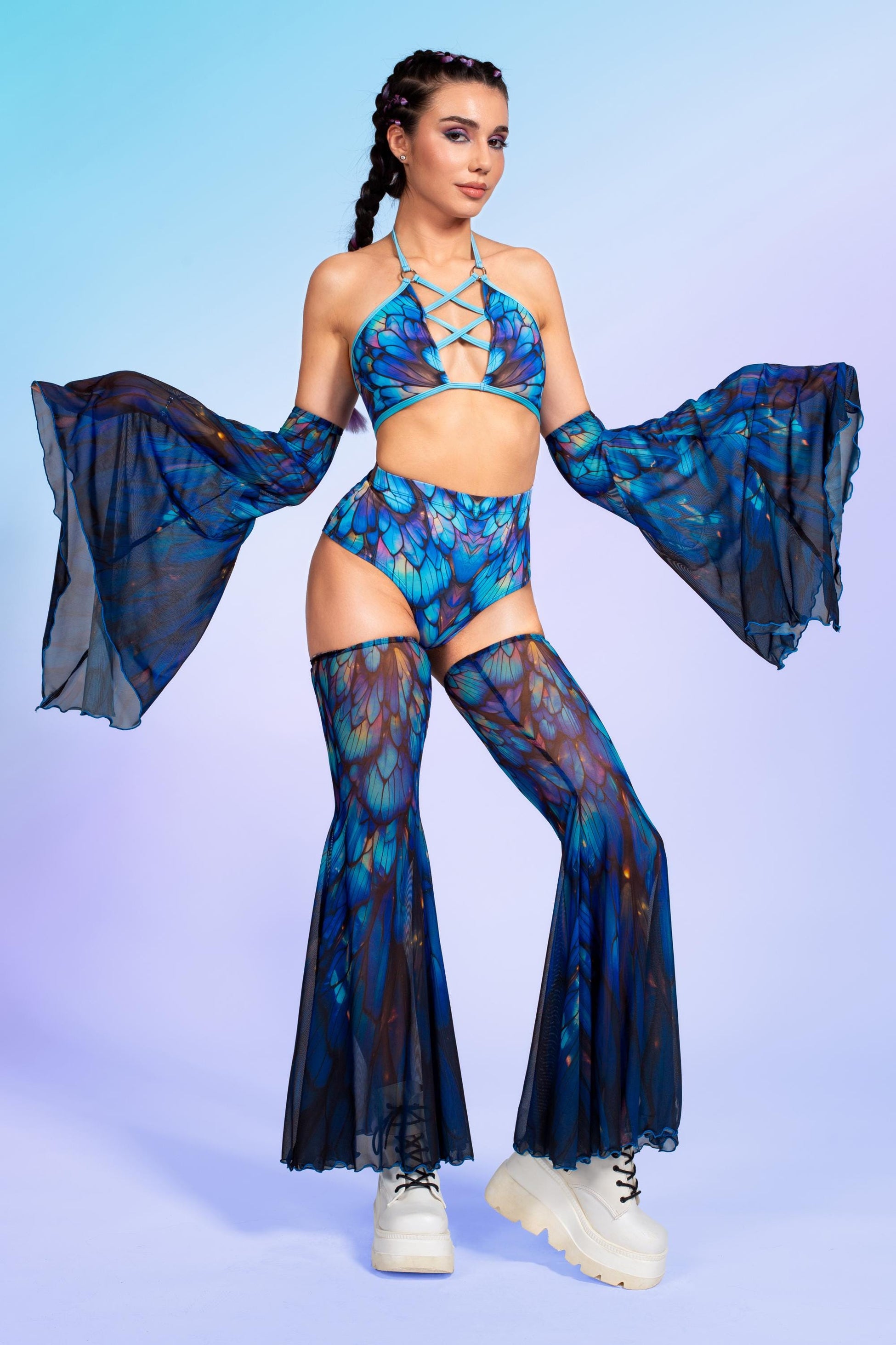 Feathered X Ring Top 2