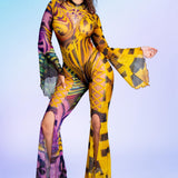 Color Me Surprised Criss-Cross Mesh Costume