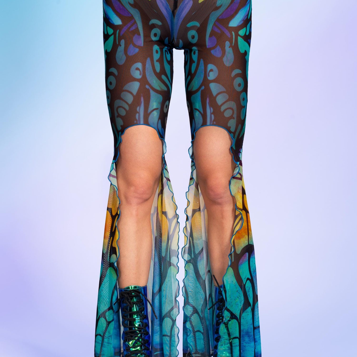 Sweet Fantasy Slit Flared Pants