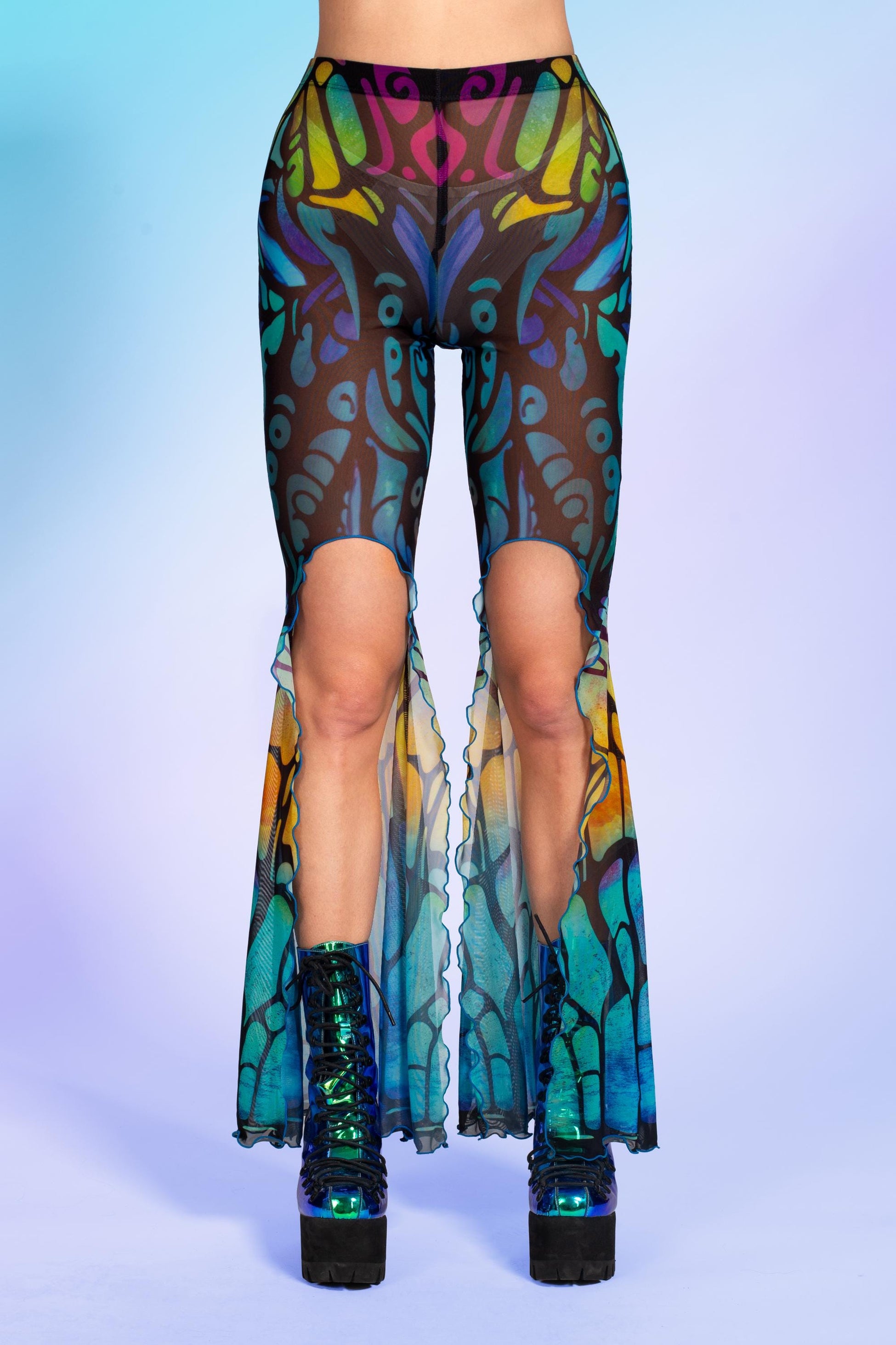 Sweet Fantasy Slit Flared Pants 1