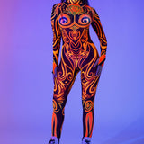 Warrior Paint Mesh Costume