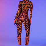 Warrior Paint Mesh Costume