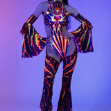 Vesuvius Backless Chaps Bodysuit