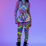 Abstract Concept Micro Buckle Skirt