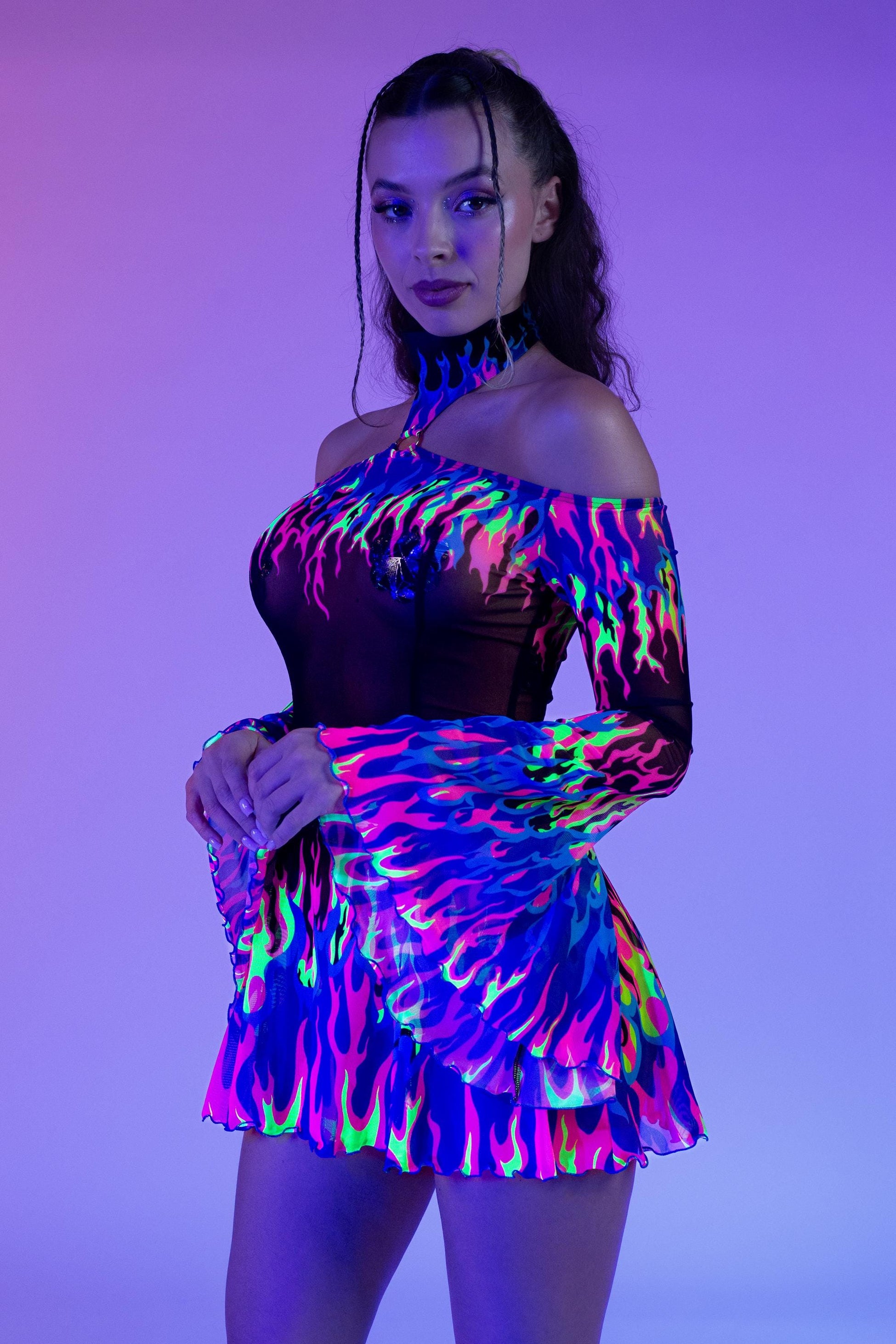 EDM Mesh Dresses - Candy Catz EDM Mesh Dresses - Candy Catz