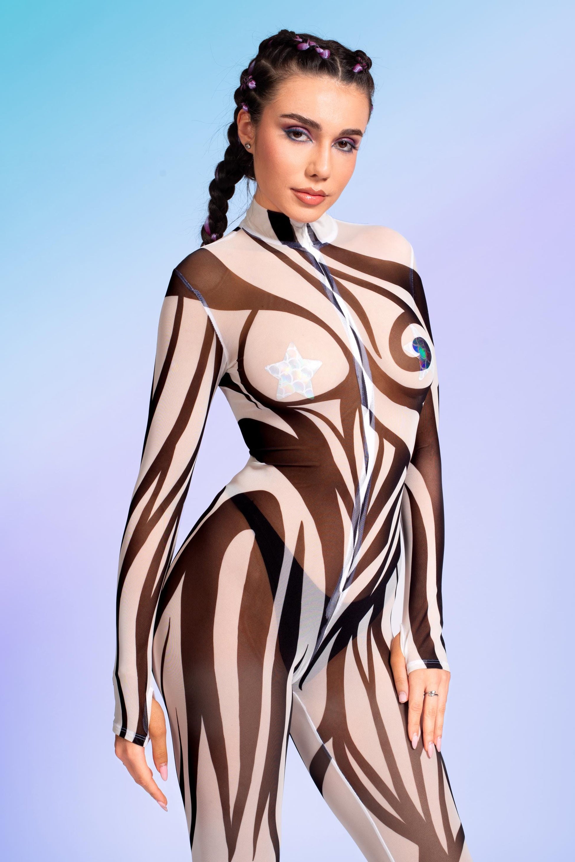 Fill In The Blanks Mesh Costume 1