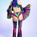 Lucky Charm Backless Chaps Bodysuit