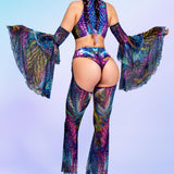 Scalebound Backless Chaps Bodysuit
