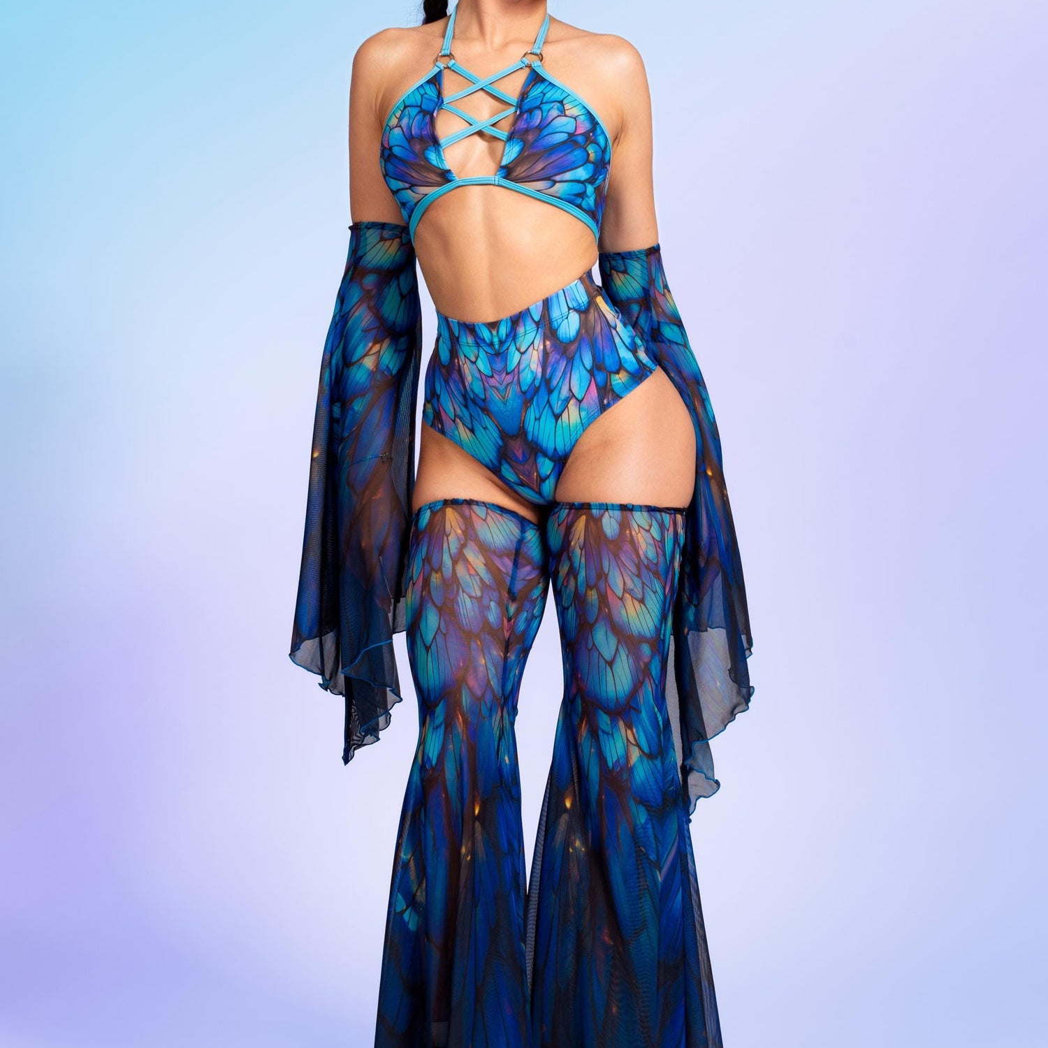 Feathered Flowy Set Festival