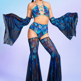 Feathered Flowy Set