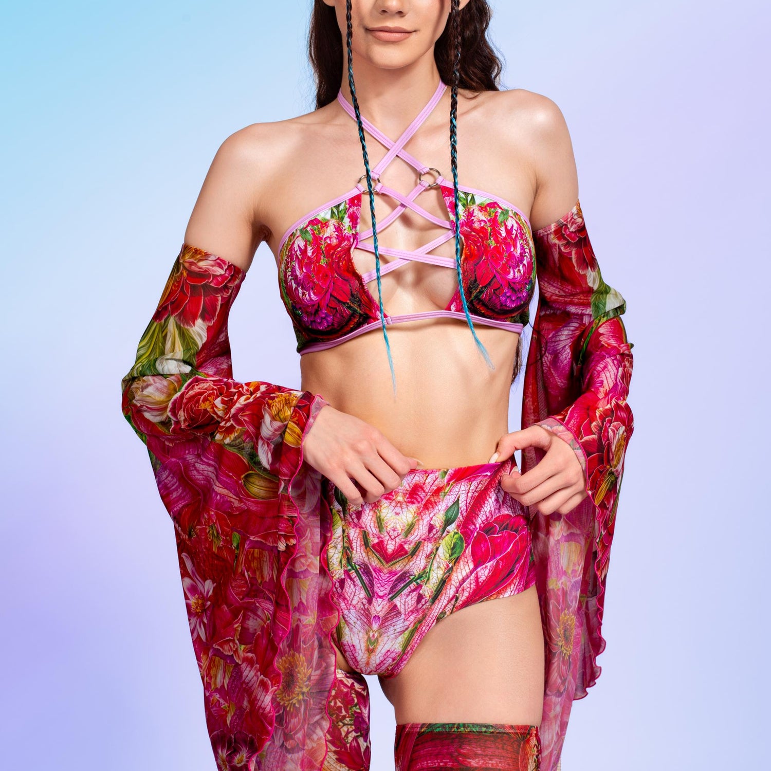 Gardenia Flowy Set Pink