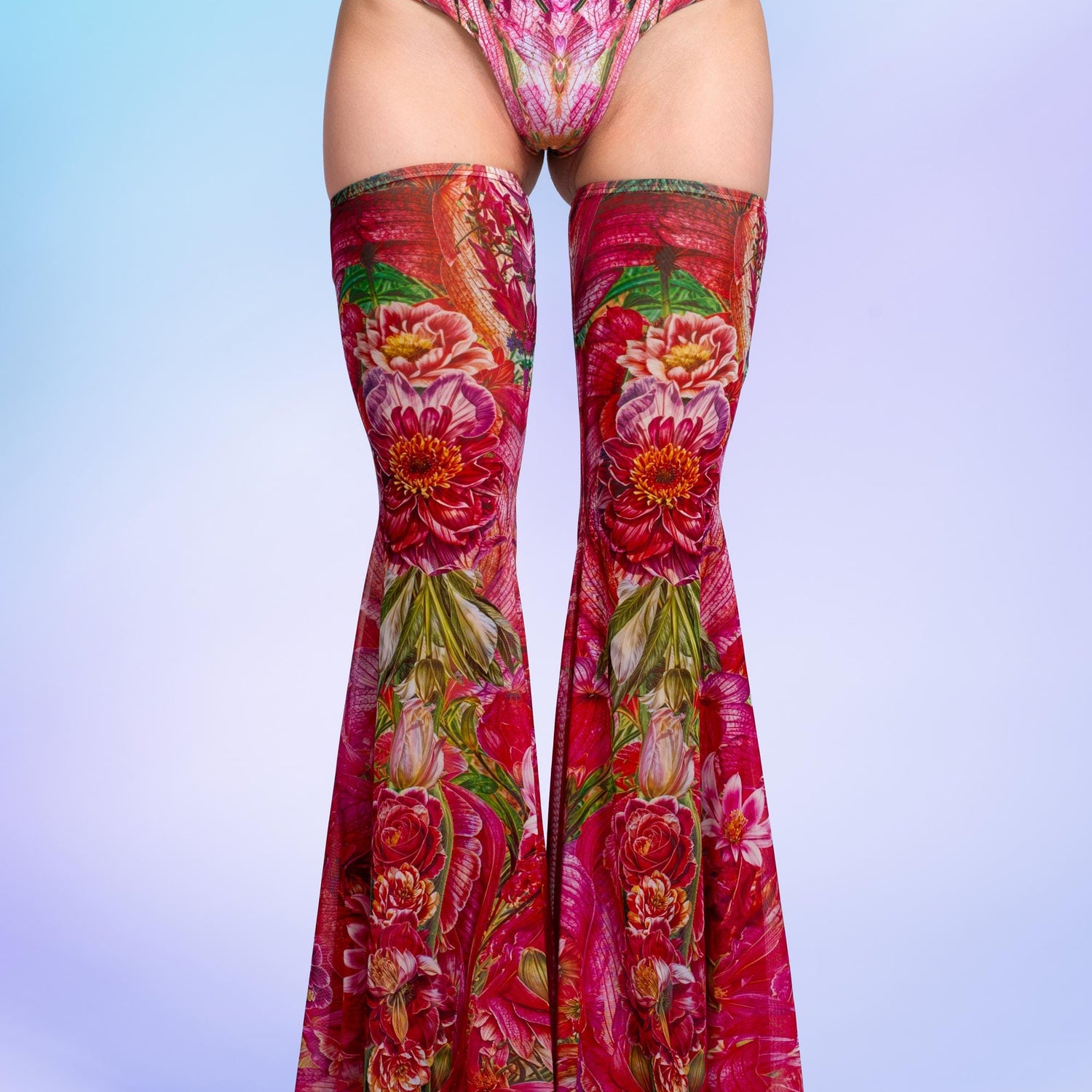 Gardenia Flowy Set Lycra, Mesh