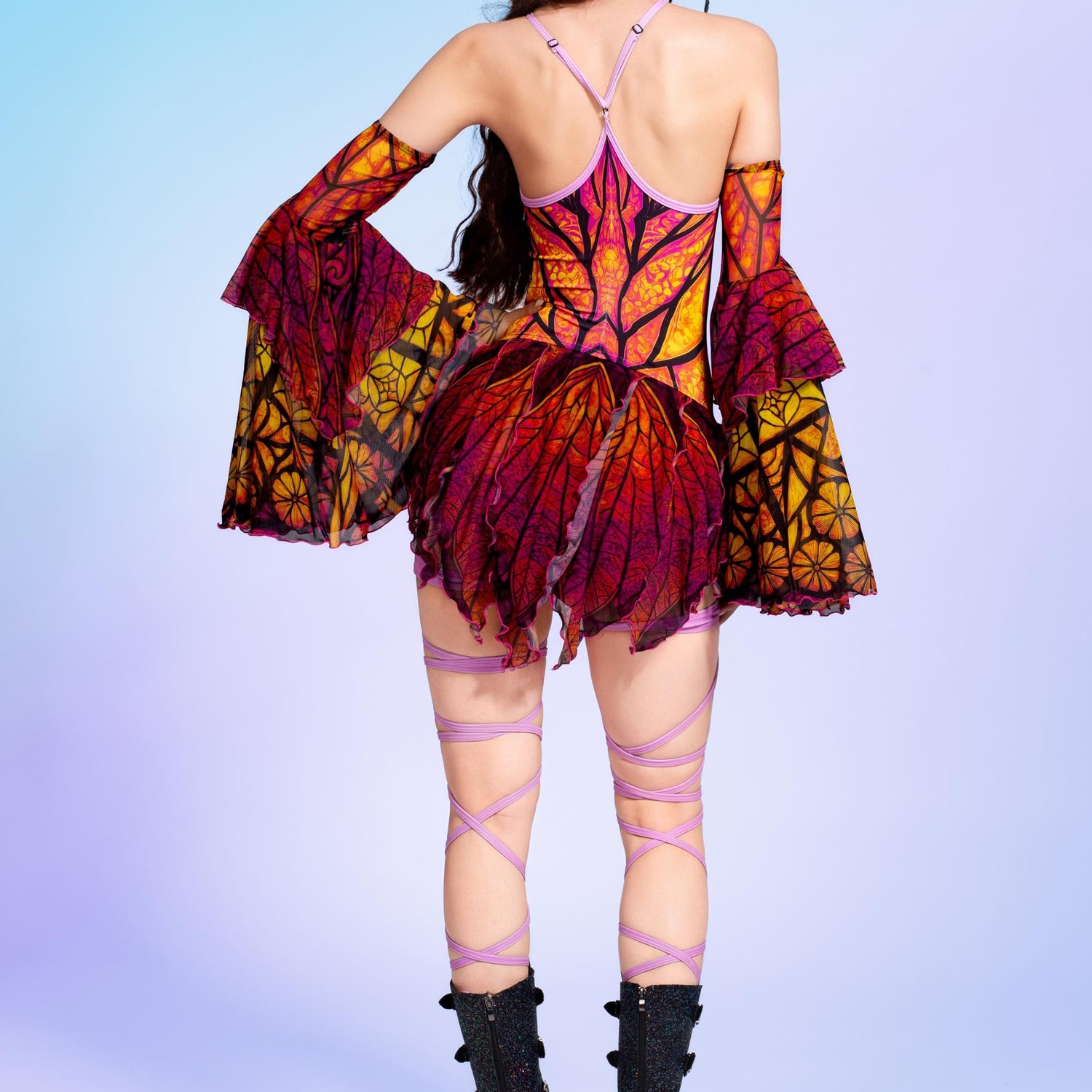 Magnolia Fairy Bodysuit Lycra, Mesh