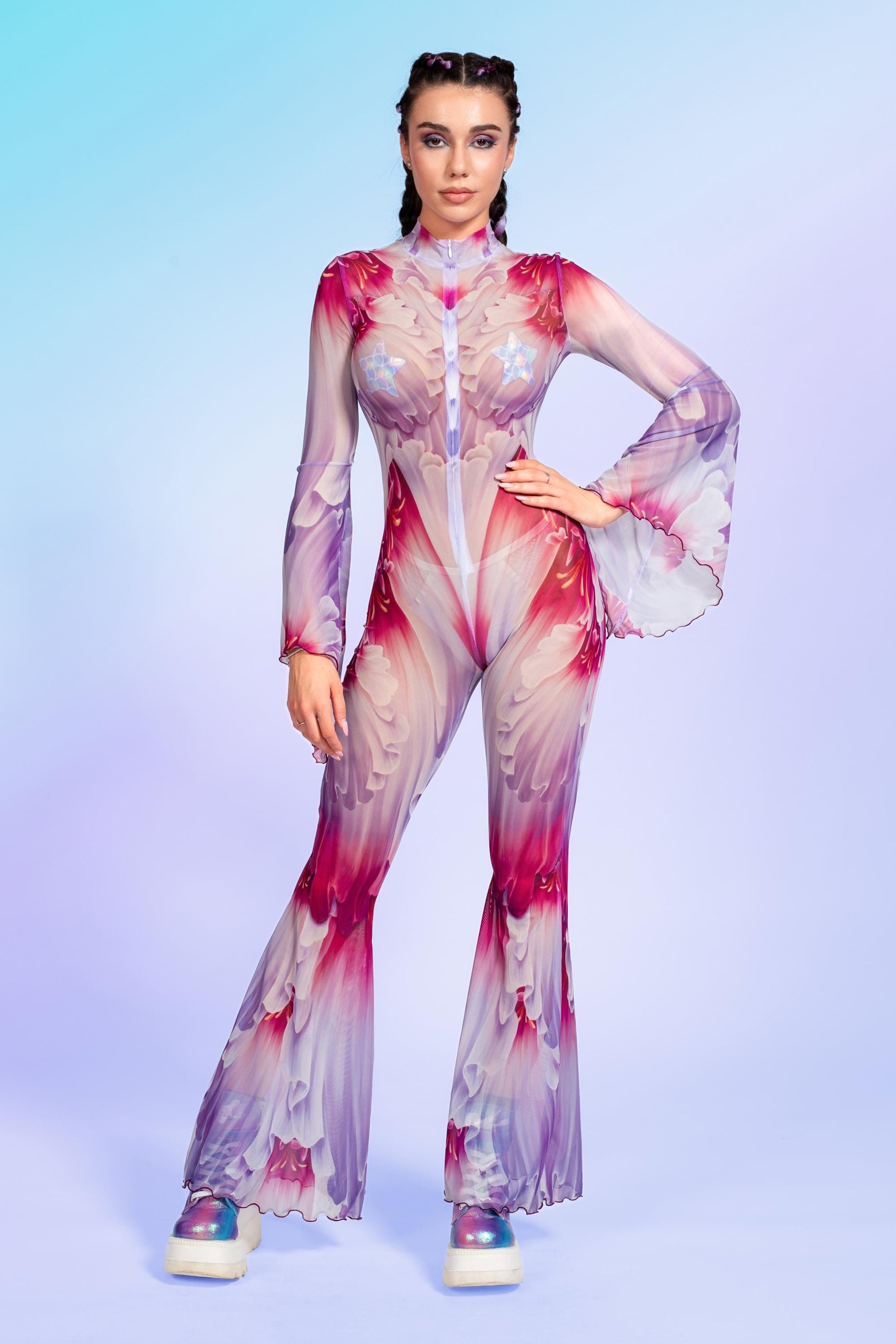 Tenderness Flared Mesh Costume 2