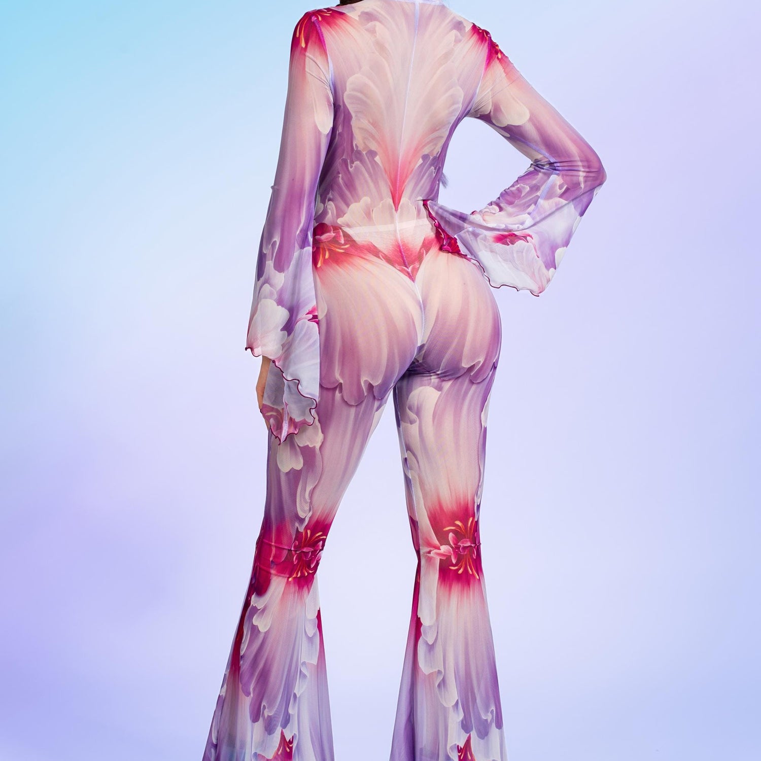 Tenderness Flared Mesh Costume Mesh