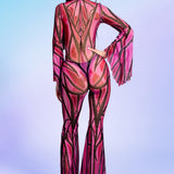 Candy Wrapper Criss-Cross Mesh Costume