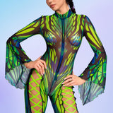 Fly Devine Criss-Cross Mesh Costume