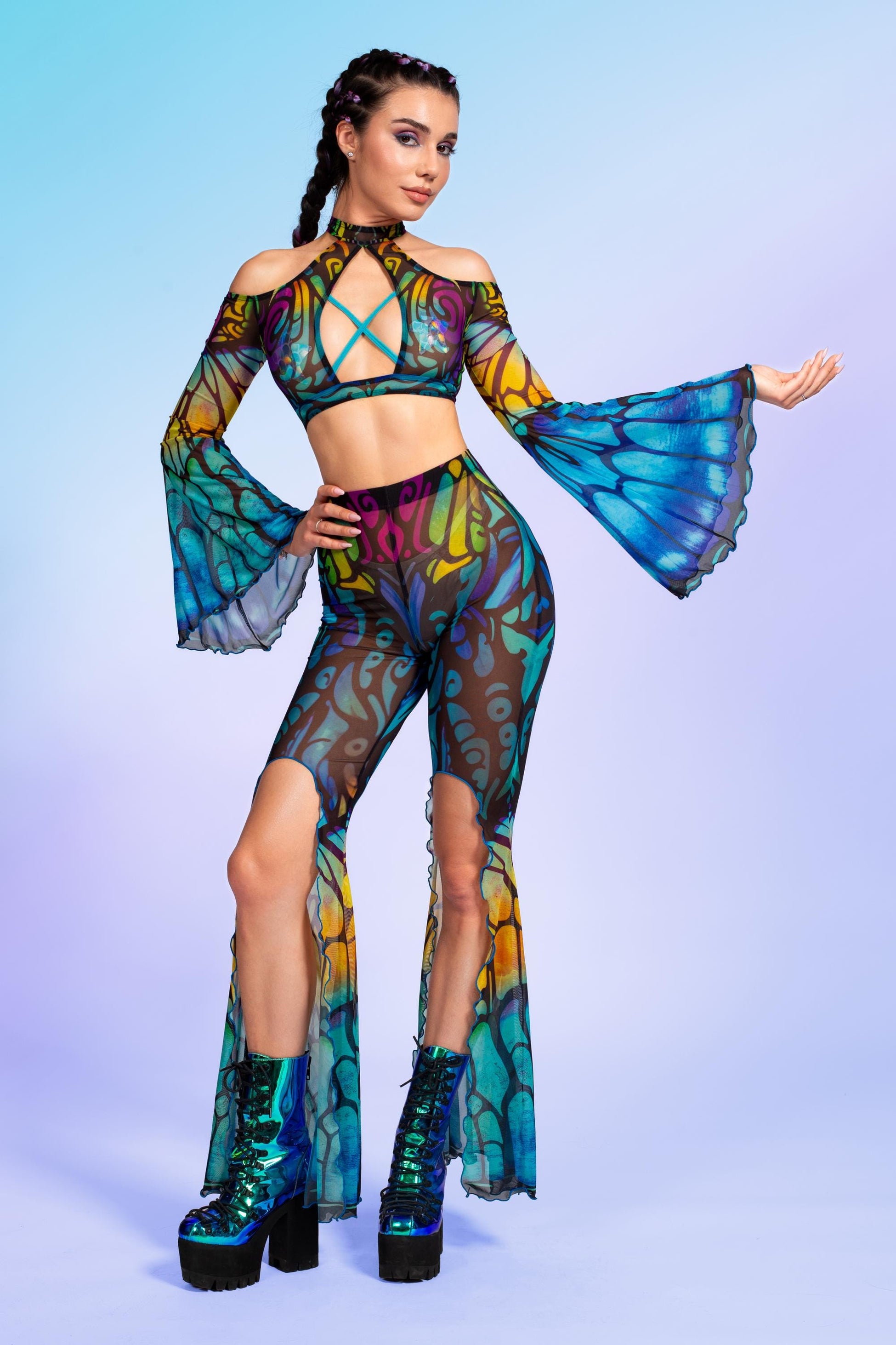 Sweet Fantasy Flared Slit Set 1