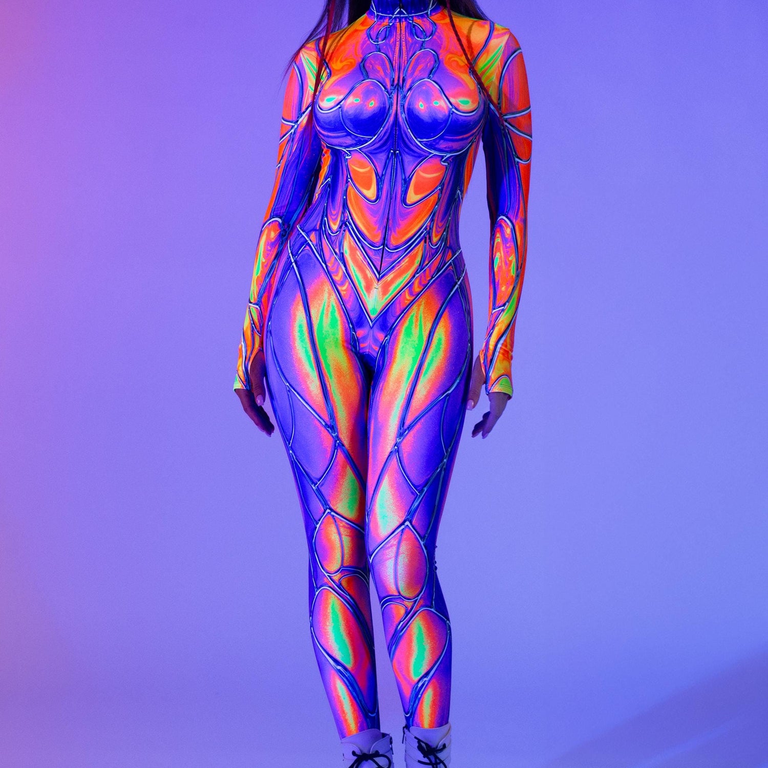 Heatmap Costume Orange, Purple