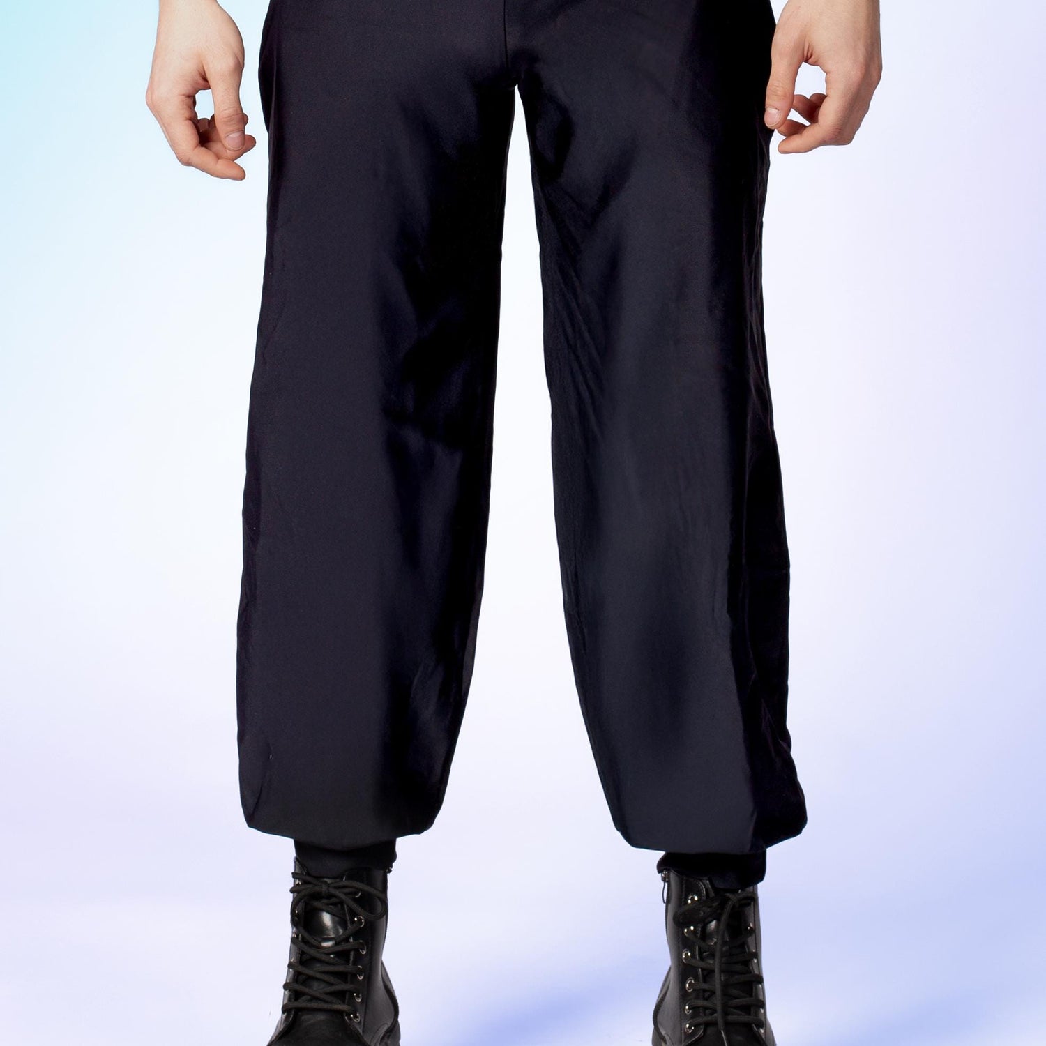 Just Black Male Halter Top Lycra