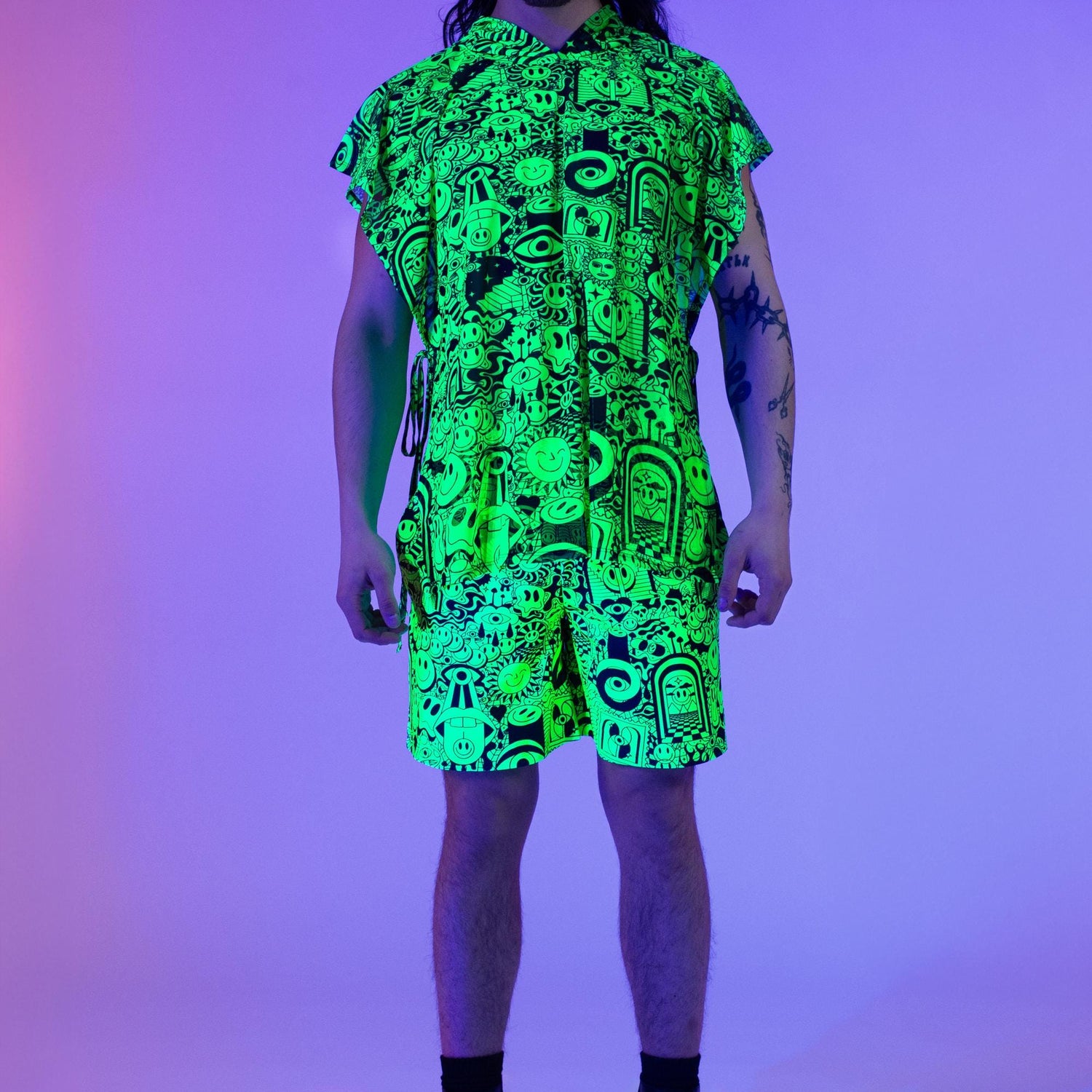 Funnytown Male Hooded Rave Set 6
