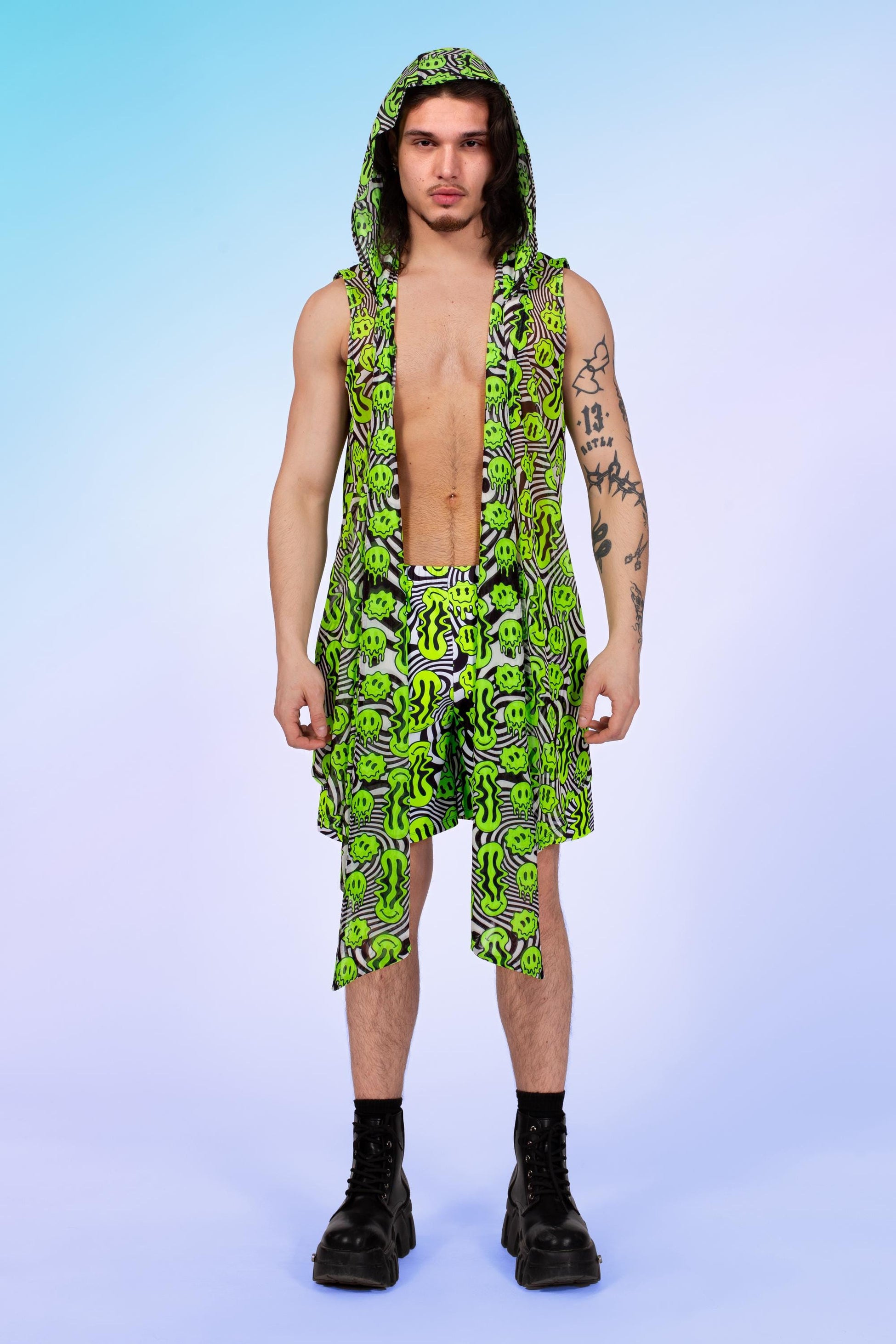 Very Funny Male Hooded Vest 2