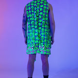 Very Funny Male Hooded Vest & Shorts Set