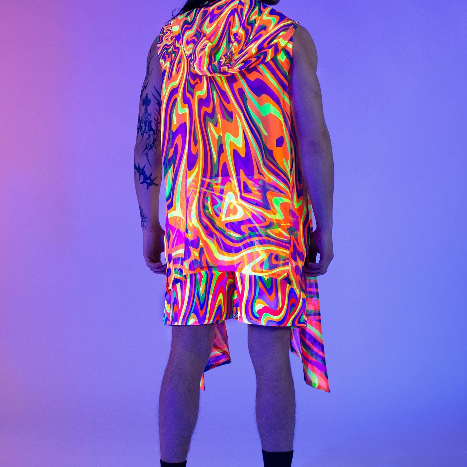 Samsara Male Hooded Vest Festival